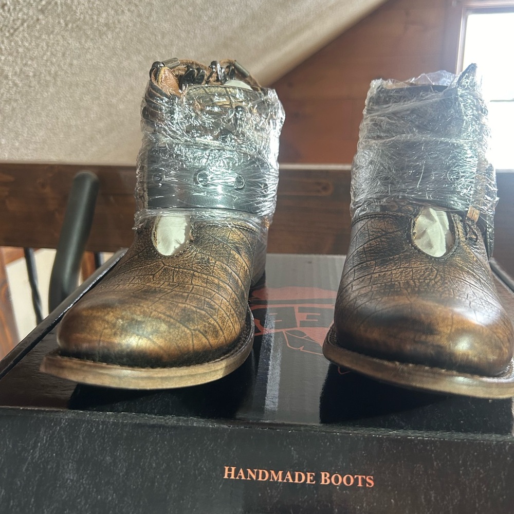 Freebird Brown Ankle Boots